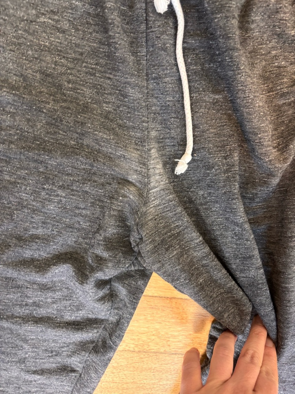 XS Victorias Secret PINK Gray Drawstring Lightweight Joggers Sweatpants - Picture 3 of 5